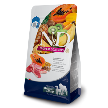 Farmina N&D Tropical Canine Lamb & Tropical Fruits Adult Med/Maxi 10kg